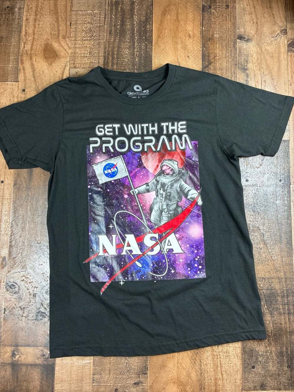 Akademiks NASA Get With The Program Astronaut Graphic T-Shirt
